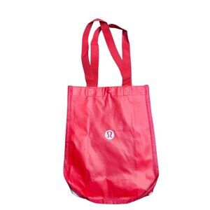 Lululemon Red Reusable Tote Bag – Gym, Grocery, or Everyday Carry